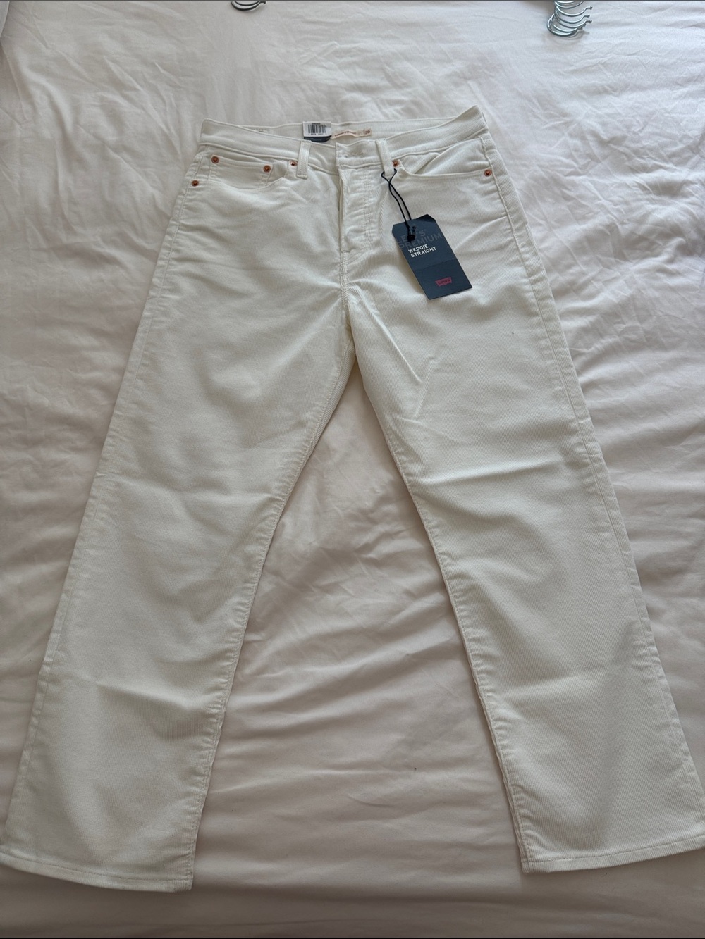 Levi's Cream Straight-Leg Women’s Jeans